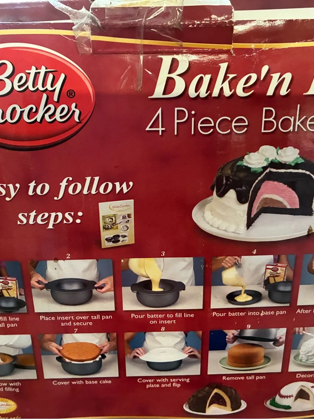 Betty Crocker cake pan set